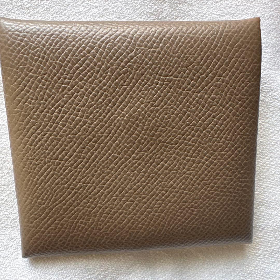 HERMES バスティアケース　 エトープ　箱　刻印あり