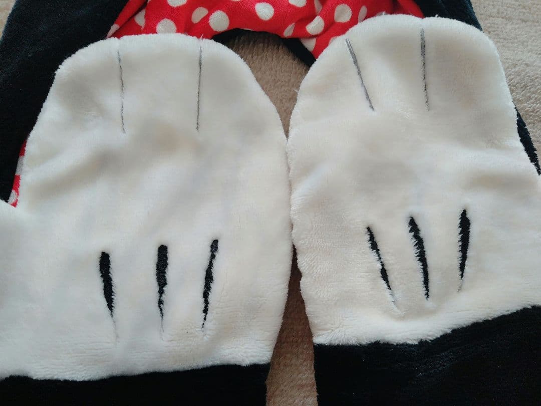 ディズニーミニーピンクパルパルーザファンキャップマフラー