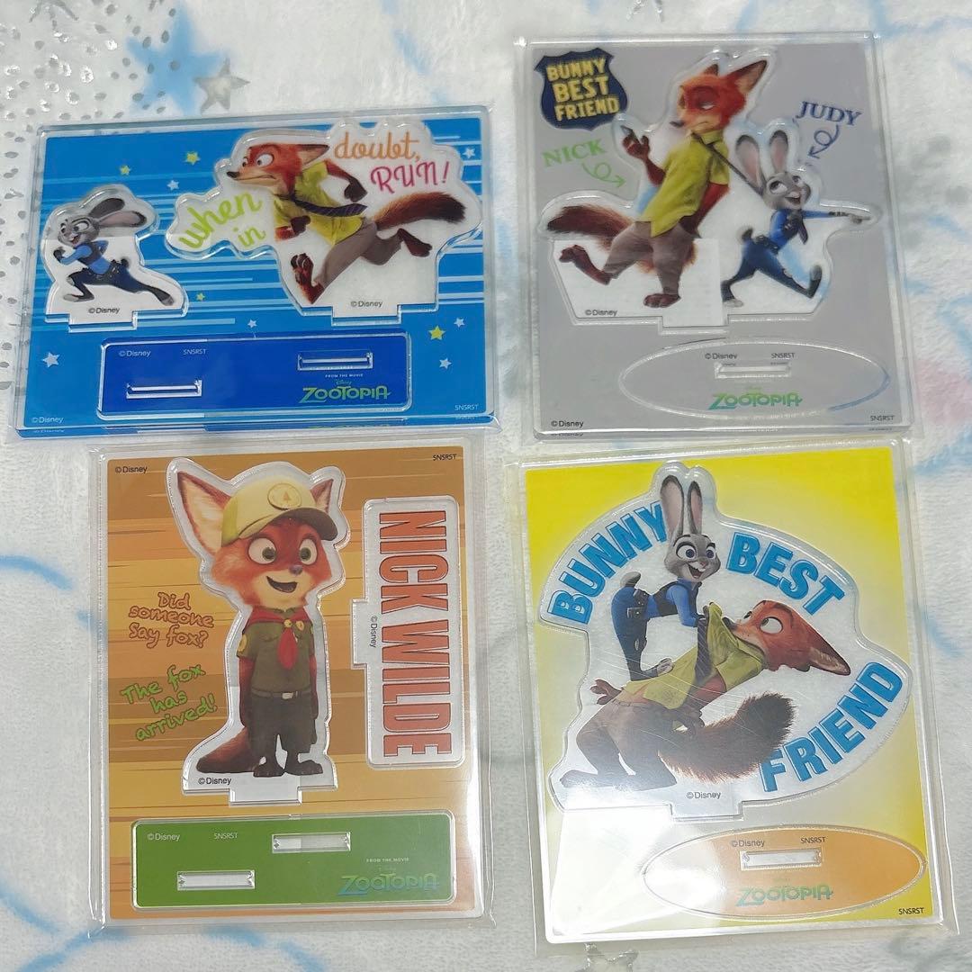 ニック　ジュディ　ズートピア　アクスタ　幼少期　プレミアムバンダイ　くじ