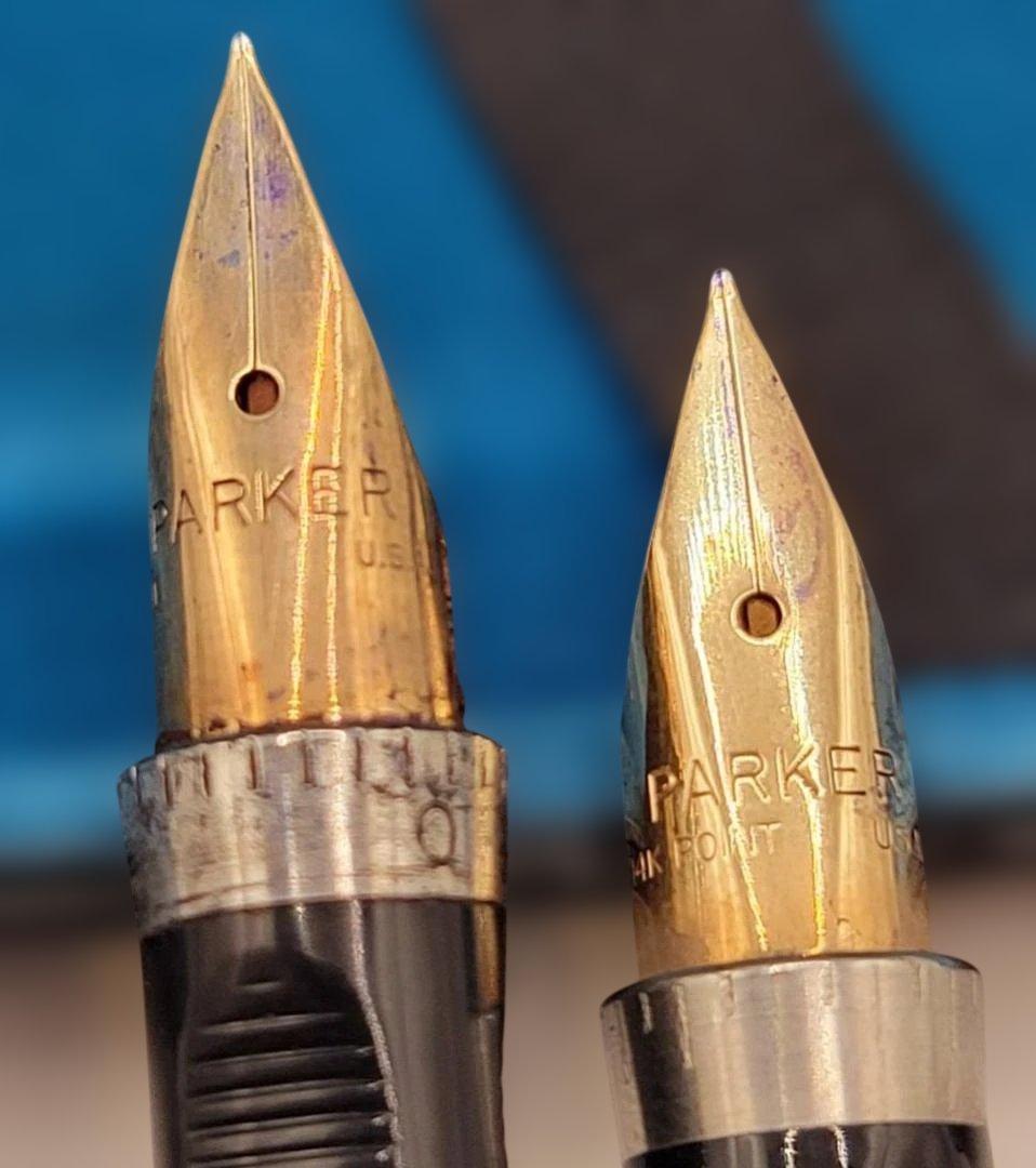 PARKER パーカー 万年筆 14K STERLING SILVER 2本