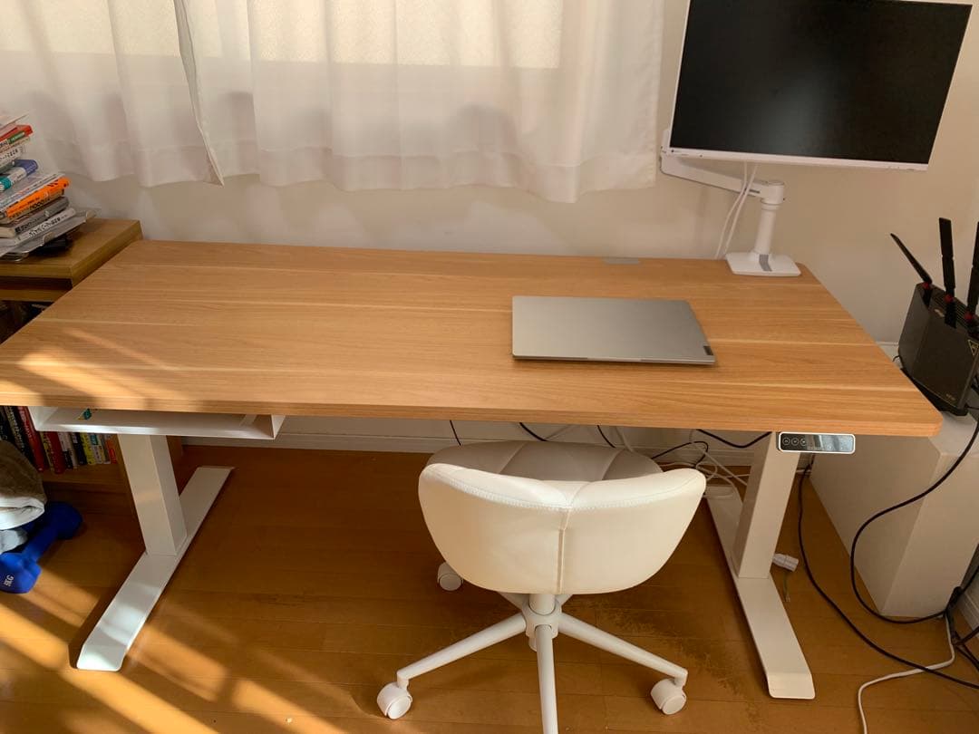 電動昇降デスクFLEXISPOT E7 天板付き