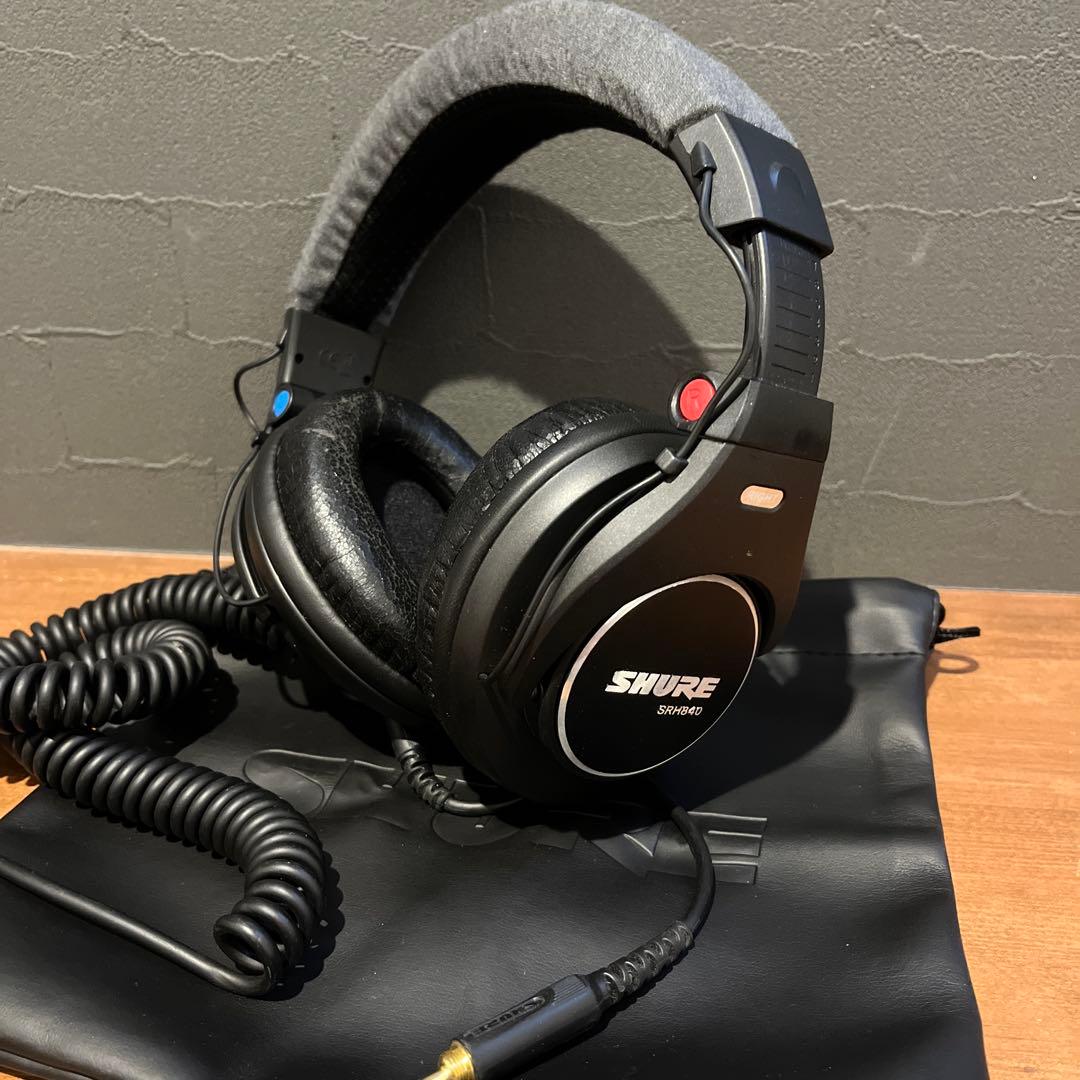 SHURE SRH840 ヘッドホン