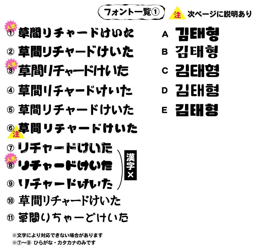 Rin 　ミニうちわ文字　ステッカー