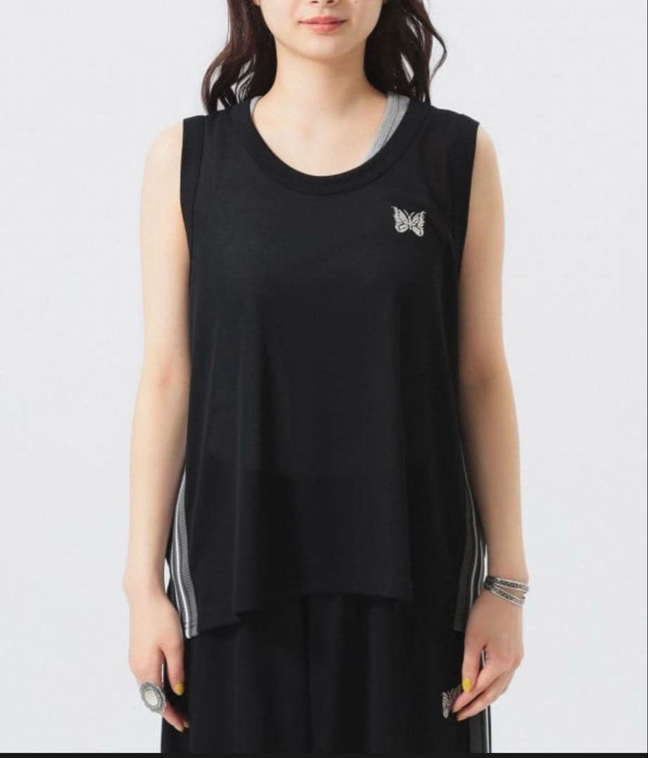 BEAMS BOY 別注NEEDLES / ポリエステル メッシュ タンクトップ