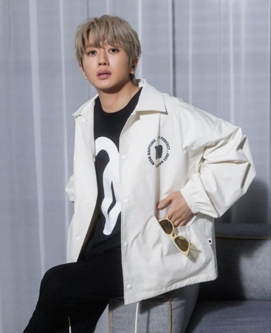 Naptime コーチジャケット Re:10th Anniversary 白