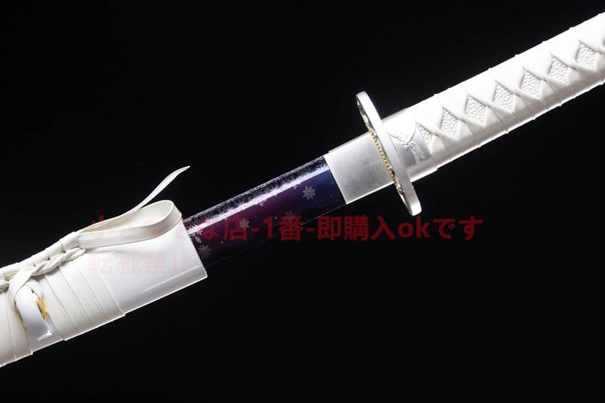 武具　刀装具　日本刀　模造刀   居合刀 雪の華武士刀