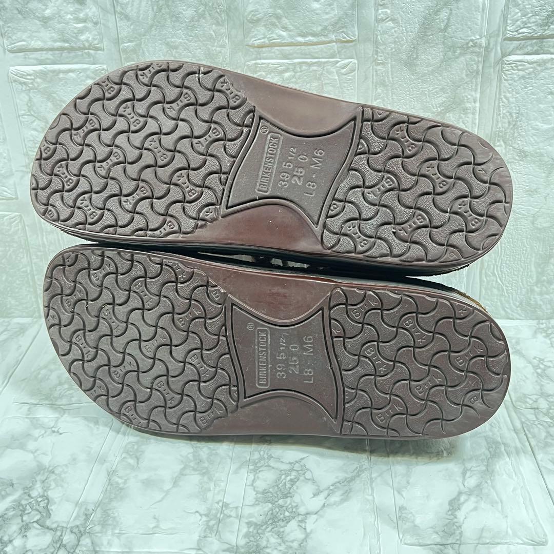 【美品】BIRKENSTOCK レザー　スニーカー　ワラビー　ブラウン　25㎝