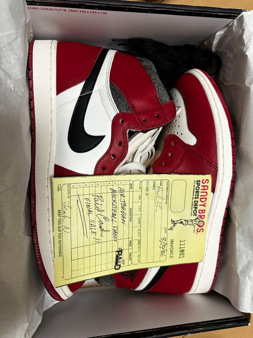 Nike Air Jordan 赤白 スニーカー 本体