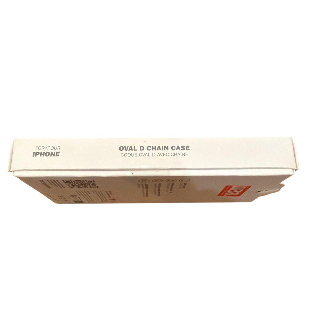 iPhoneアクセサリー DIESEL OVAL D CHAIN CASE for iPhone16Pro