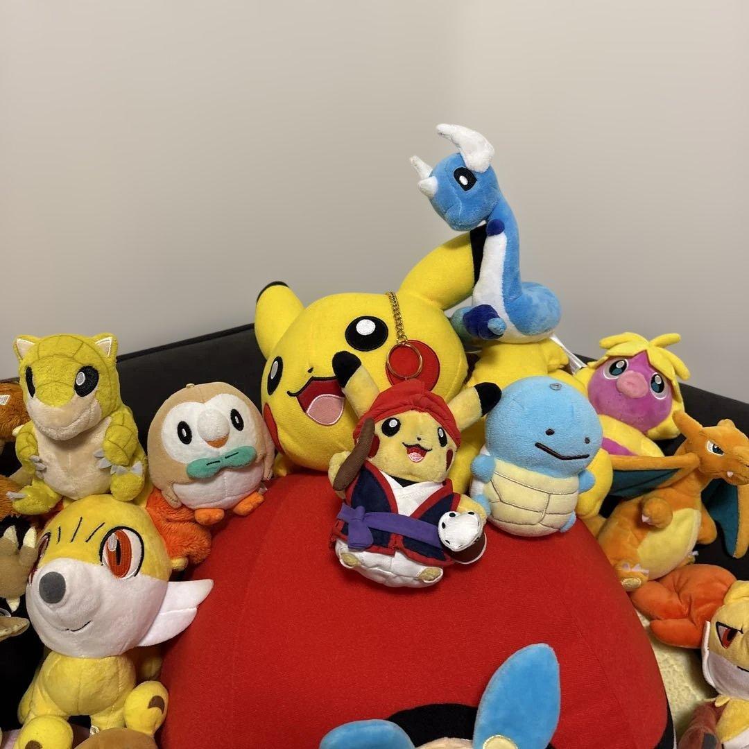 ポケセン　ぬいぐるみ　まとめ売り　全ポケモンセンター　レア多数　大量130サイズ