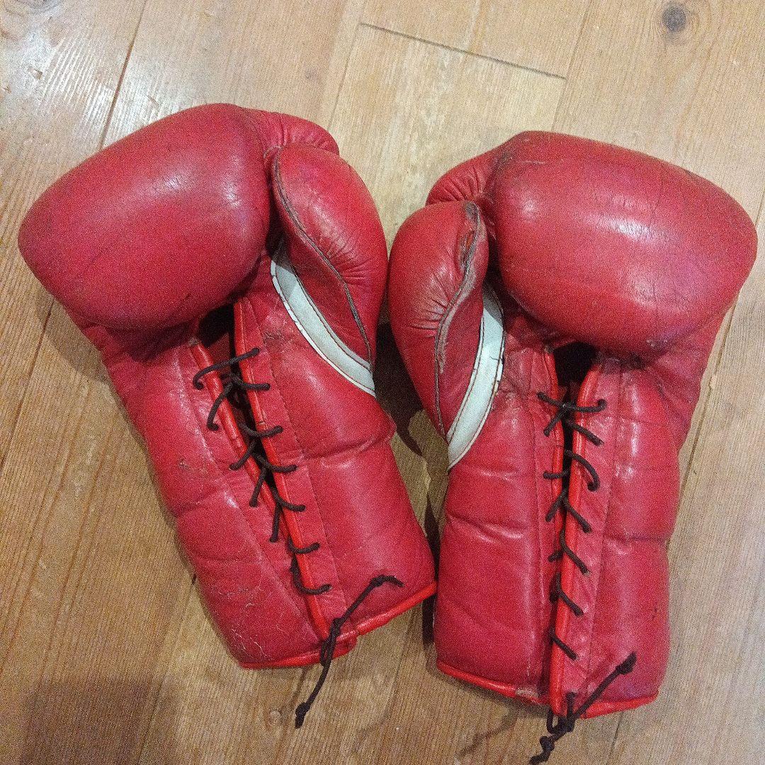 カンペオン　ボクシンググローブ１８オンス　赤
