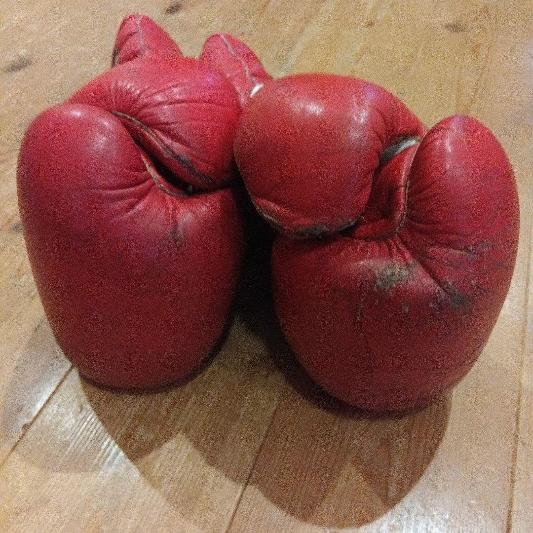 カンペオン　ボクシンググローブ１８オンス　赤