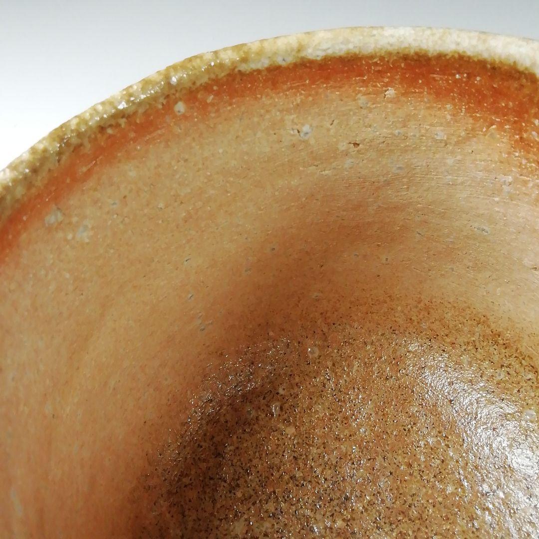 Ｔ１５８　茶碗　『信楽焼』『筒茶碗』『谷清右ェ門造』　共箱　抹茶碗　茶道具