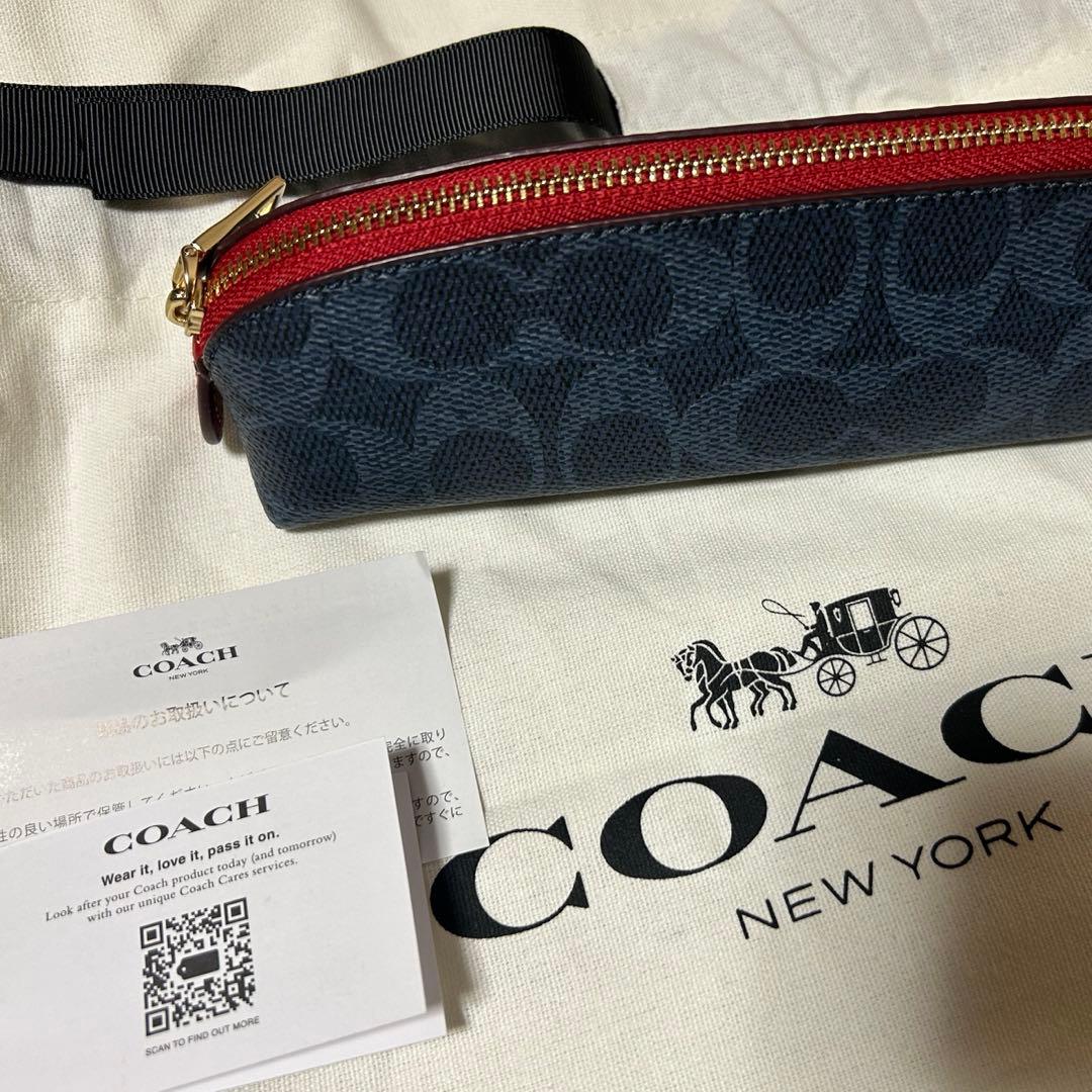 COACH ペンケース　新品未使用／ショッパー付き