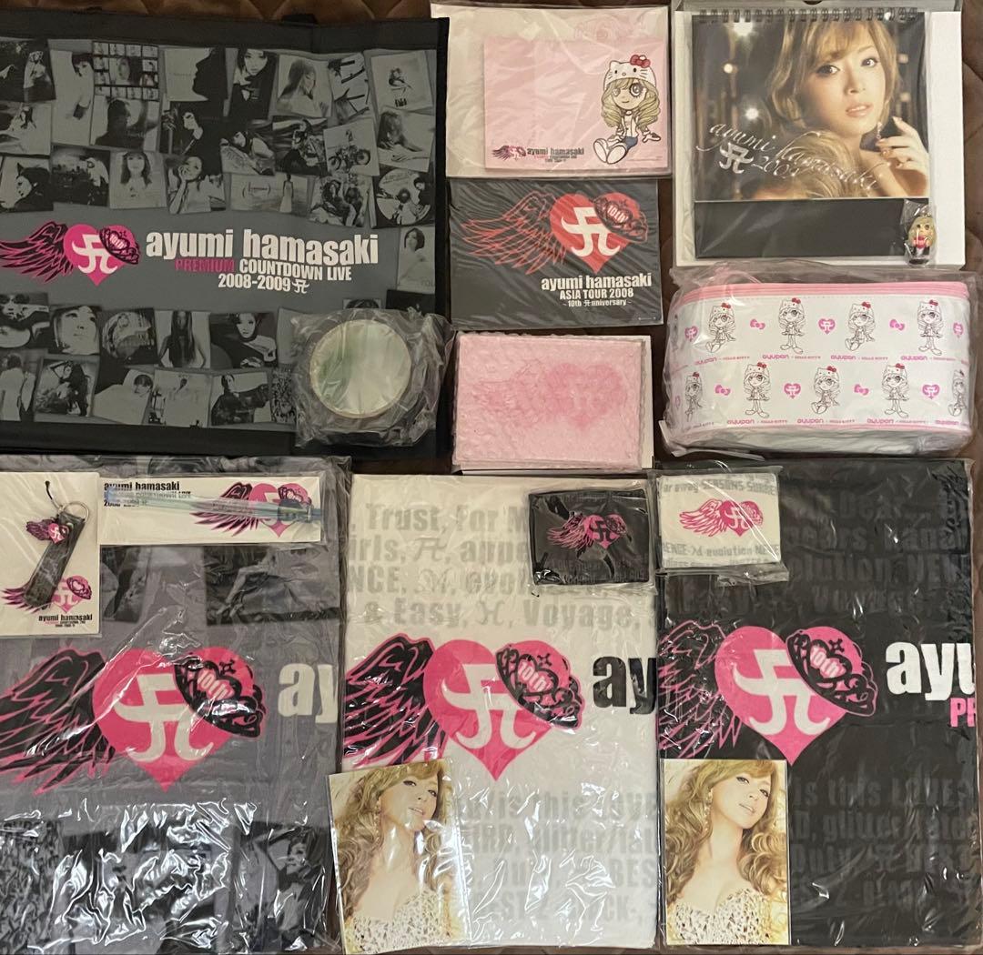 浜崎あゆみ　カウントダウンライブ　2008-2009、スポーツタオル、ポーチ