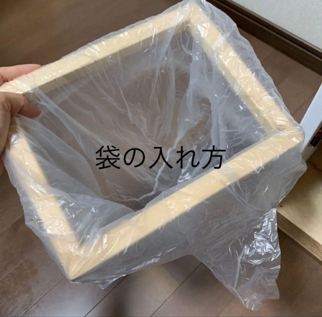45L ダストボックス　黒茶　アメリカン　お洒落ゴミ箱　男前インテリア