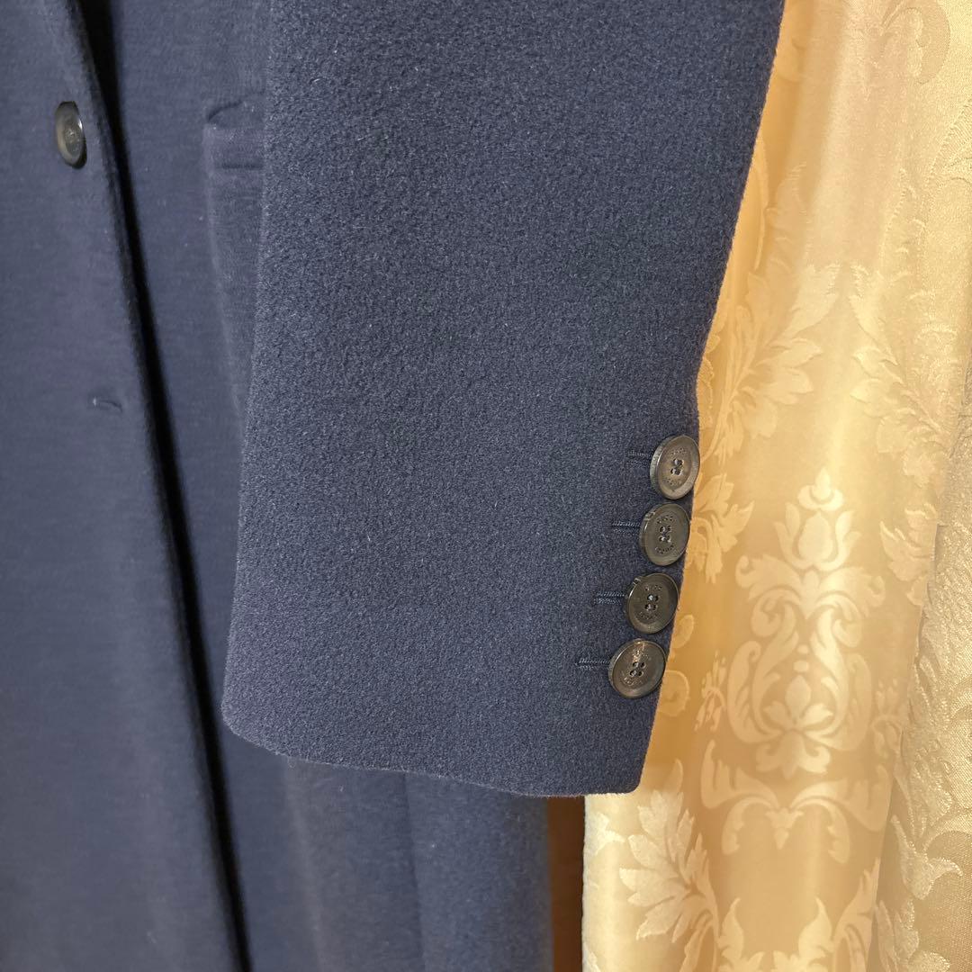 年末セール‼️美品 グッチ チェスターコート 38 ネイビー