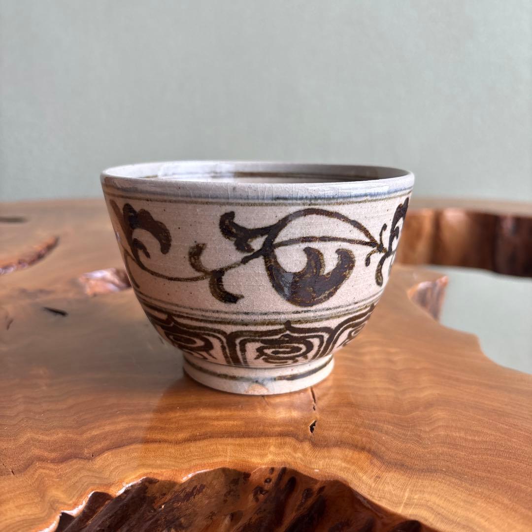 安南手 楽山窯 未年 干支茶碗 抹茶碗 茶道具 共箱