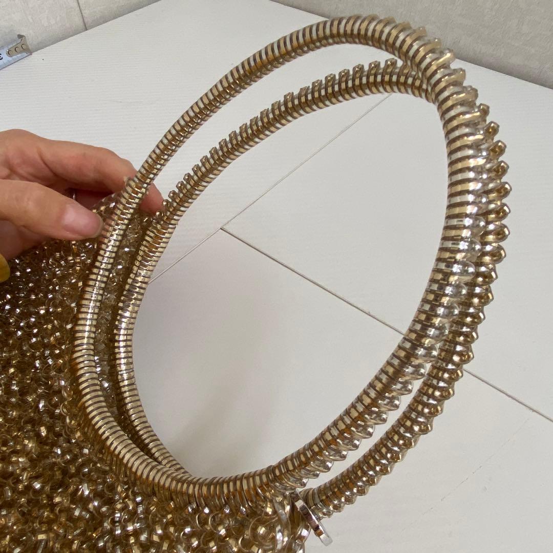 美品⭐️アンテプリマ　ワイヤーハンドバッグ　丸型　2点セット