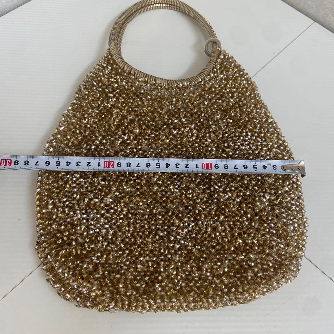 美品⭐️アンテプリマ　ワイヤーハンドバッグ　丸型　2点セット