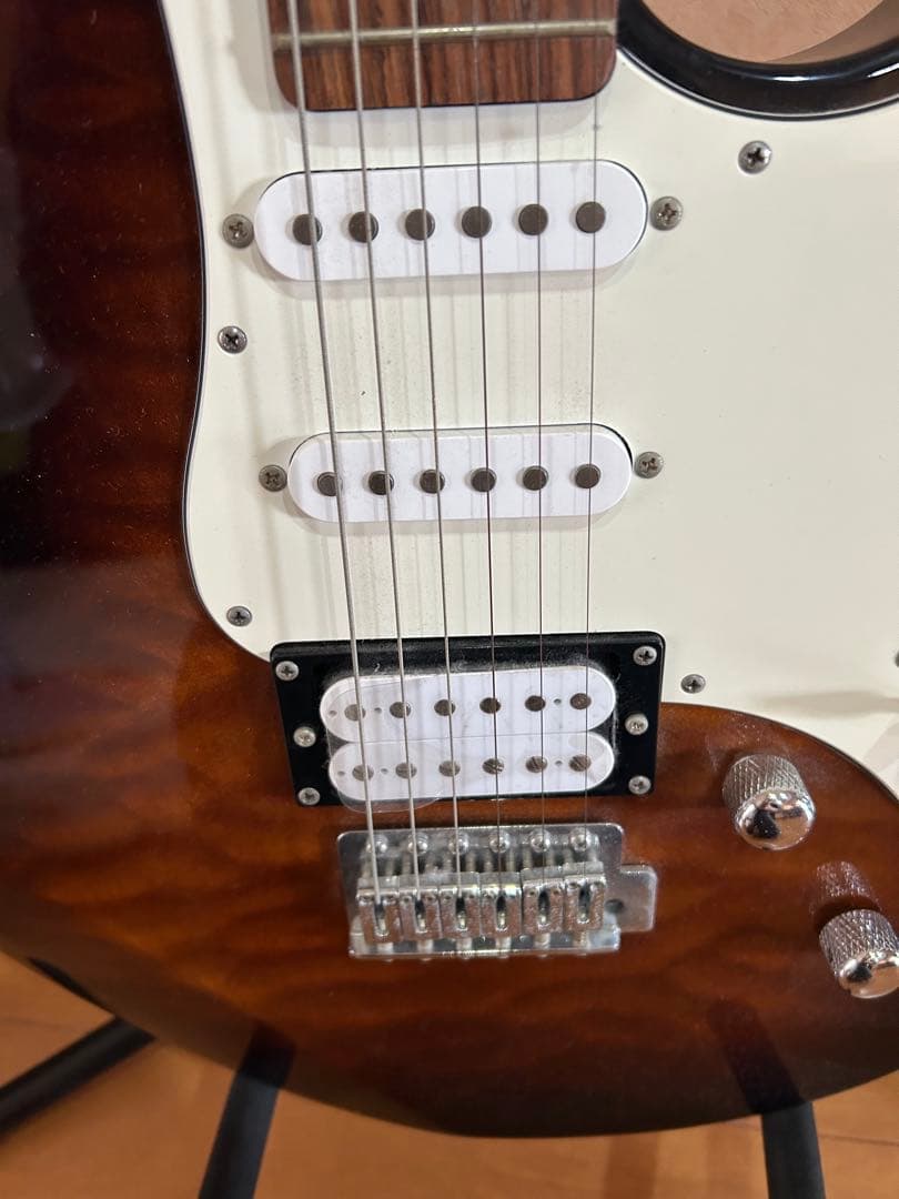 Yamaha PACIFICA エレキギター ブラウン ソフトケース付き