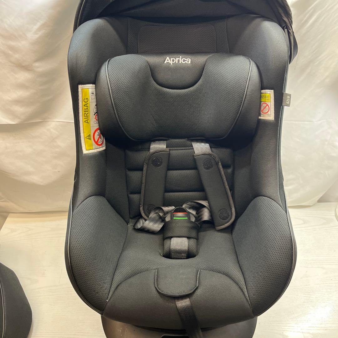 美品 Aprica アップリカ クルリラ ビッテ エックス 黒 ISOFIX