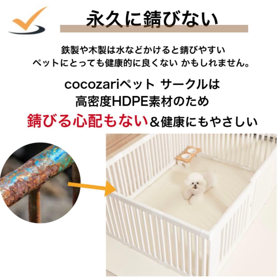 ペットサークル 160×80cm ドア付き ペットケージ ゲージ　多頭飼い