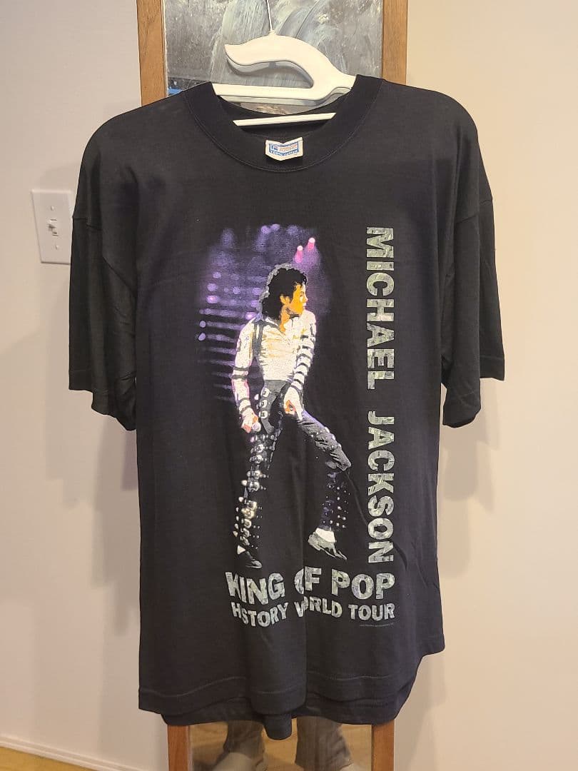 マイケル・ジャクソン Tシャツ KING OF POP　ツアーTシャツ
