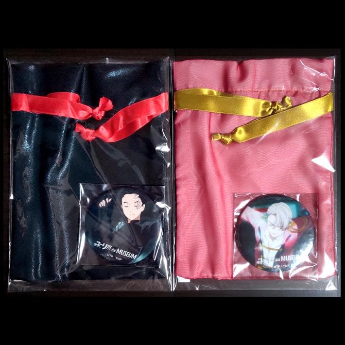 6点[ユーリ!!! on ICE]缶ミラー,衣装生地巾着,シュシュ,コースター