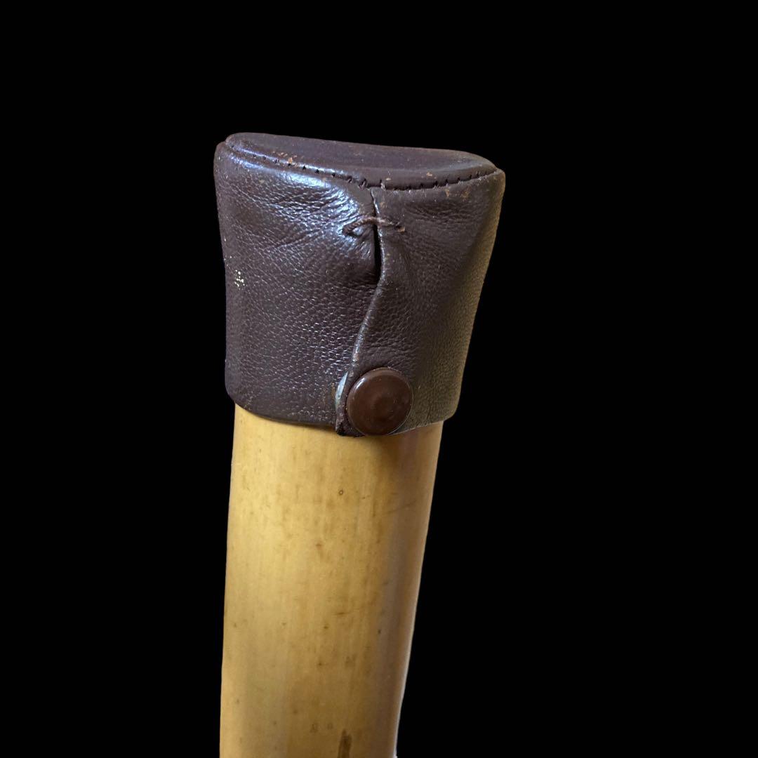 銘あり　尺八　正童銘　朱塗り