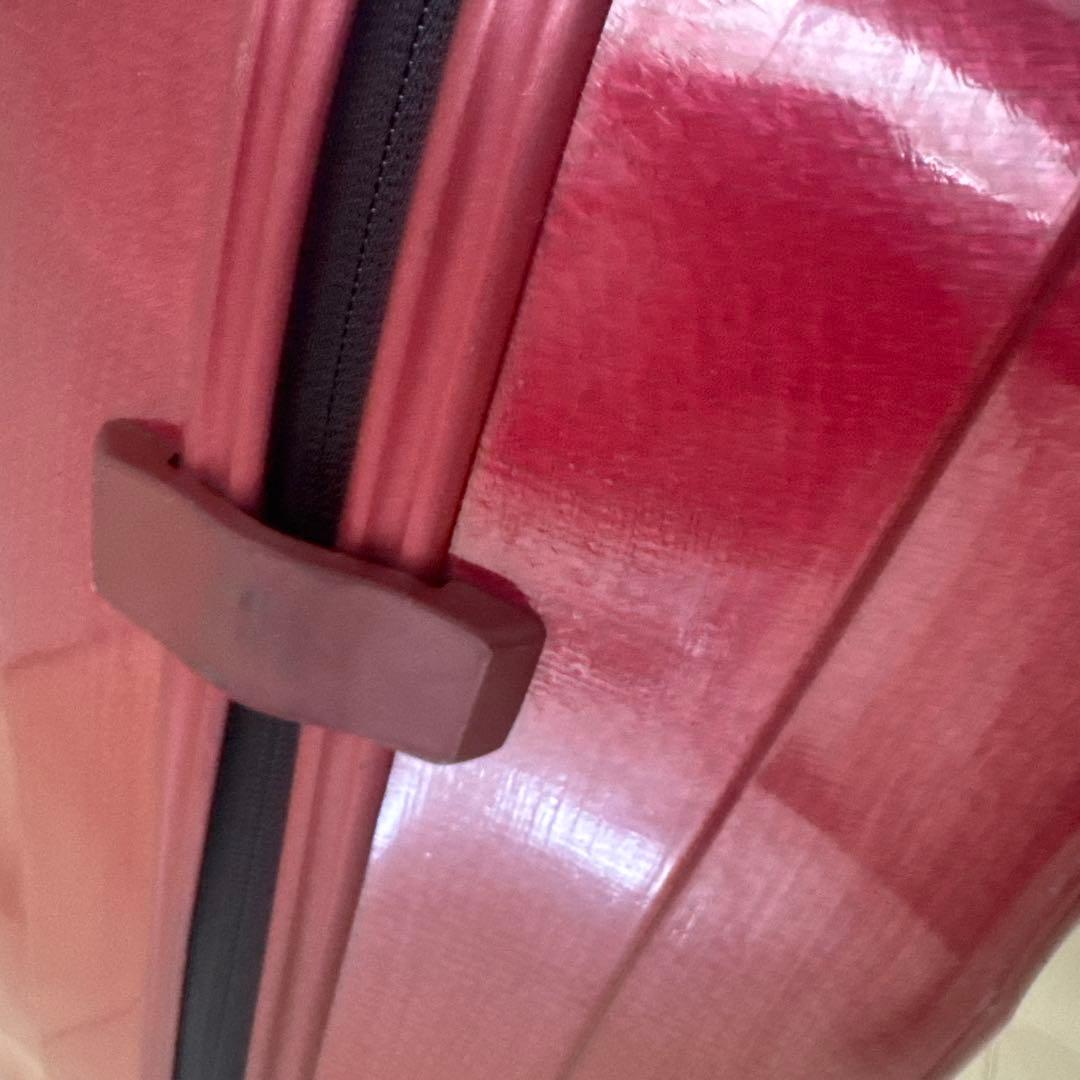 中古　サムソナイト　スーツケース　Lサイズ　赤