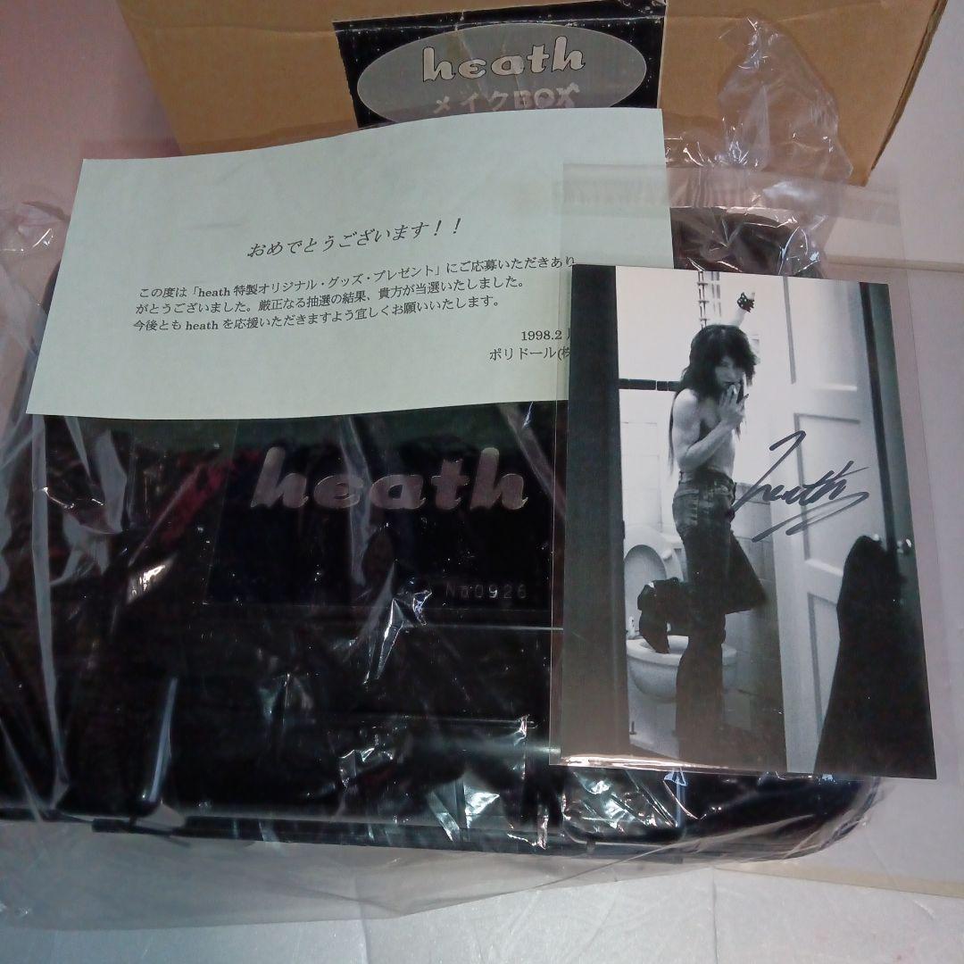 HEATH　 メイクBOX　ポストカードサイン入り