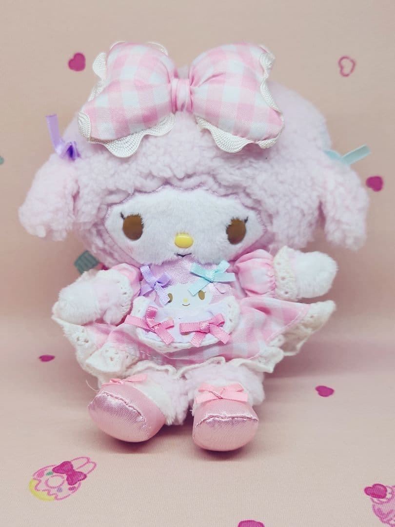 マイメロディ　リボンでおそろ　マスコット　マイスウィートピアノ