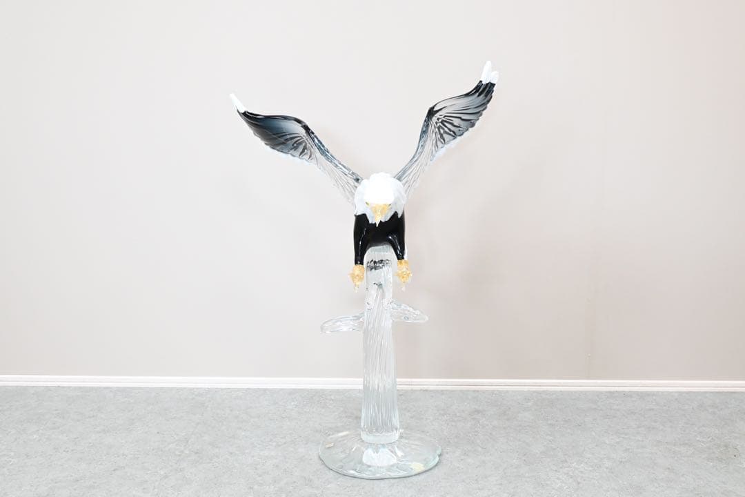 【極美品】Zanetti Murano ザネッティ ムラーノガラス 220万 鷲