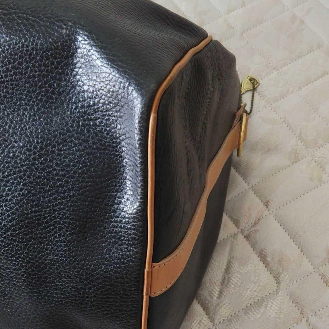 ボストンバッグ Riou・Gerald 革 ブラック