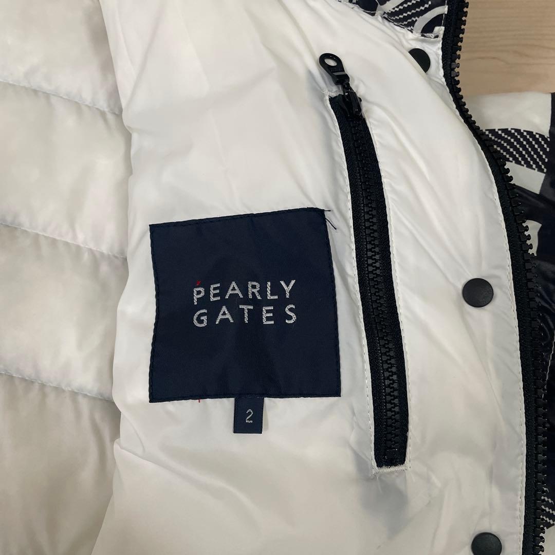 PEARLY GATES チェック柄ダウンジャケット サイズ2