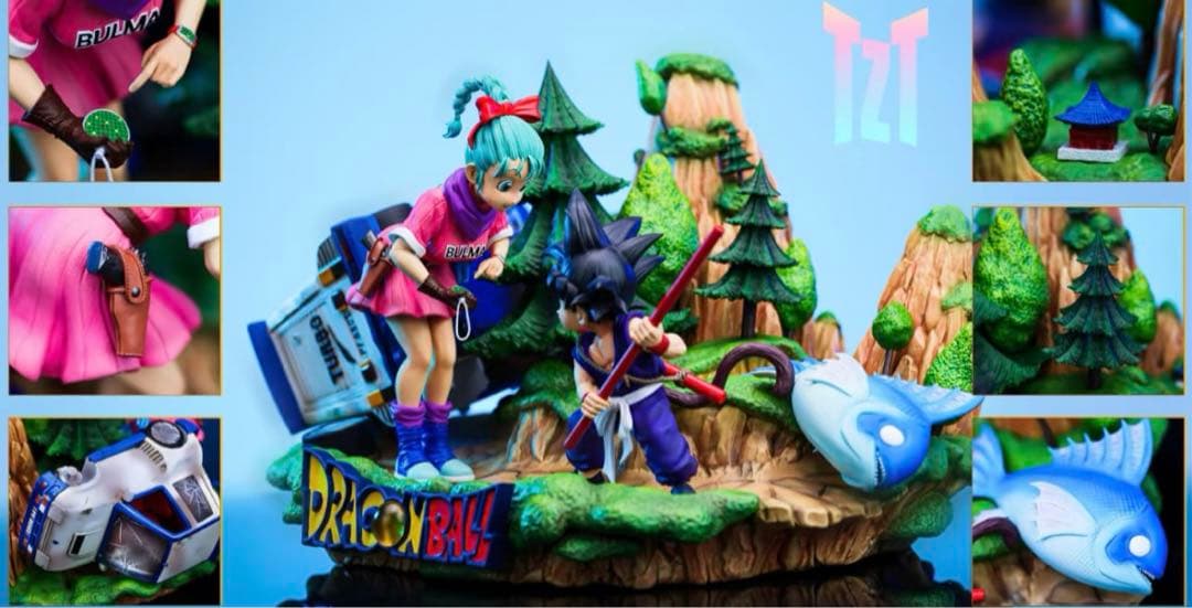 孫悟空＆ブルマ　ガレージキット