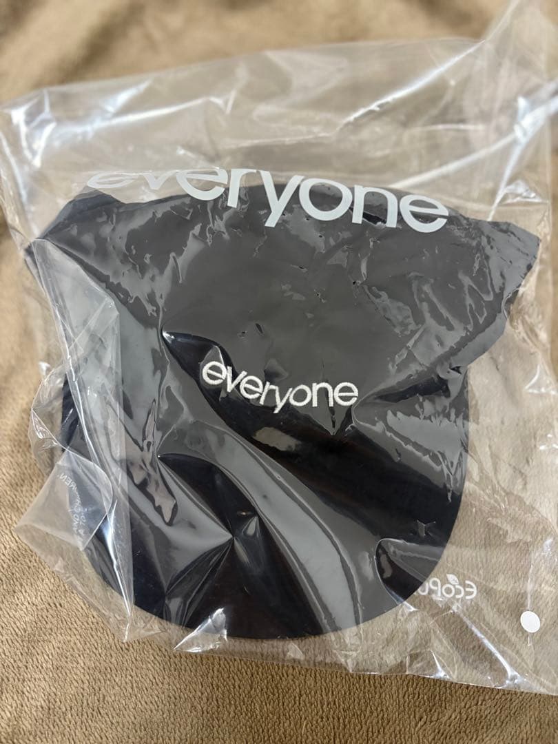 新品未使用 everyone original logo cap ブラック