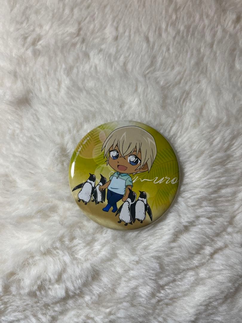 アニメキャラクター 缶バッジ 安室透　サンシャイン水族館