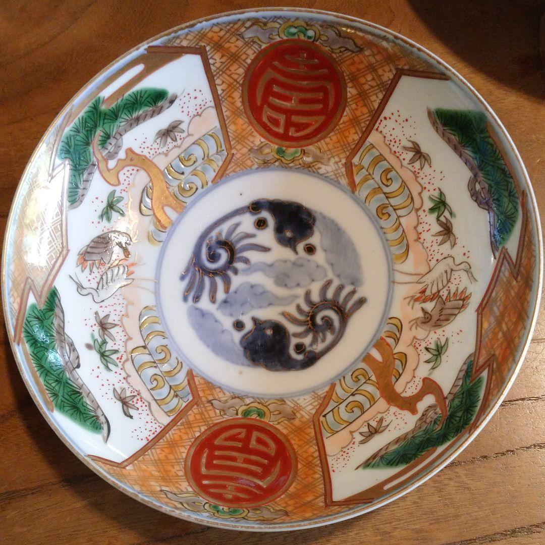 古伊万里有田焼 金蘭手 5客揃い