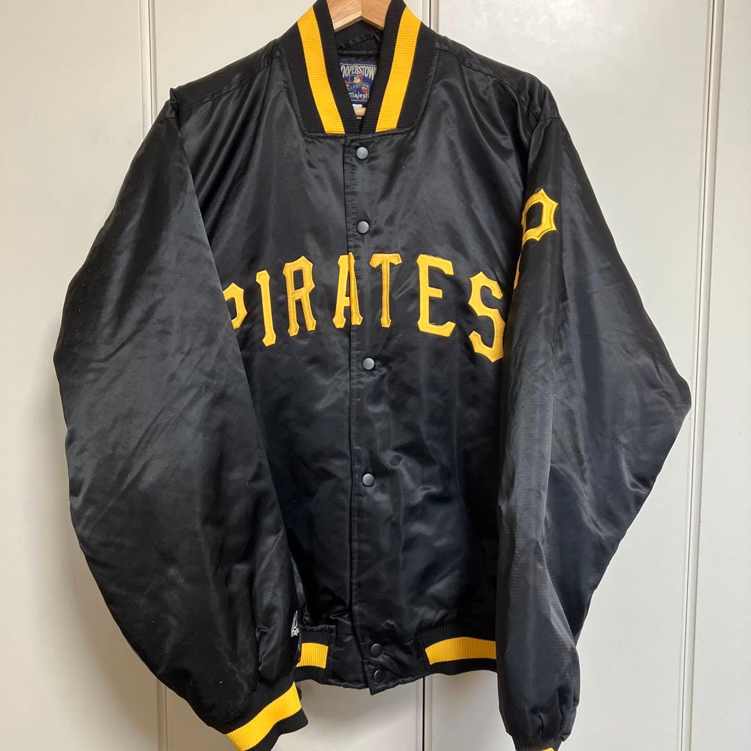 H*e様 90年代　MLBピッツバーグパイレーツのサテンジャケット　クーパースタ