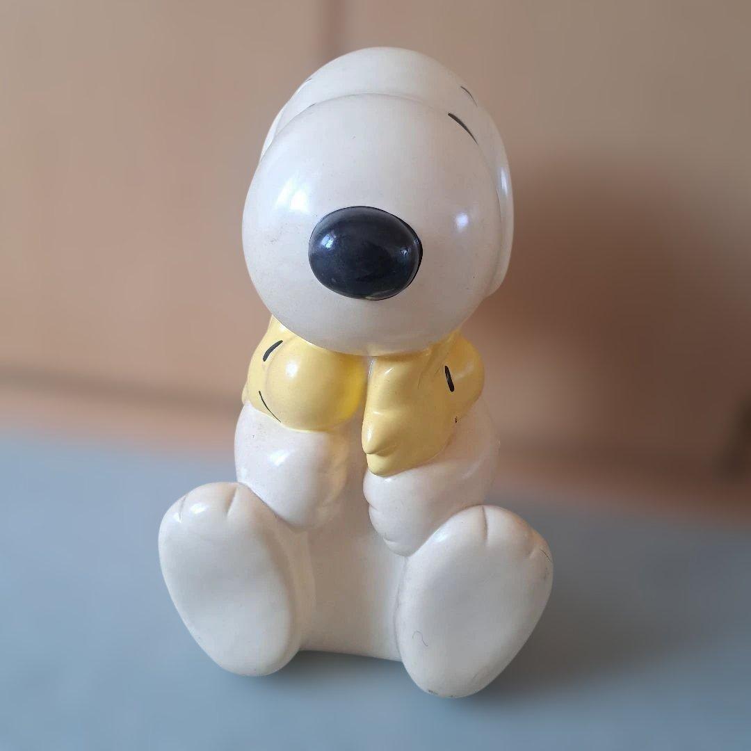 ビンテージスヌーピー 　ウッドストック 　貯金箱　コレクターグッズ　SNOOPY