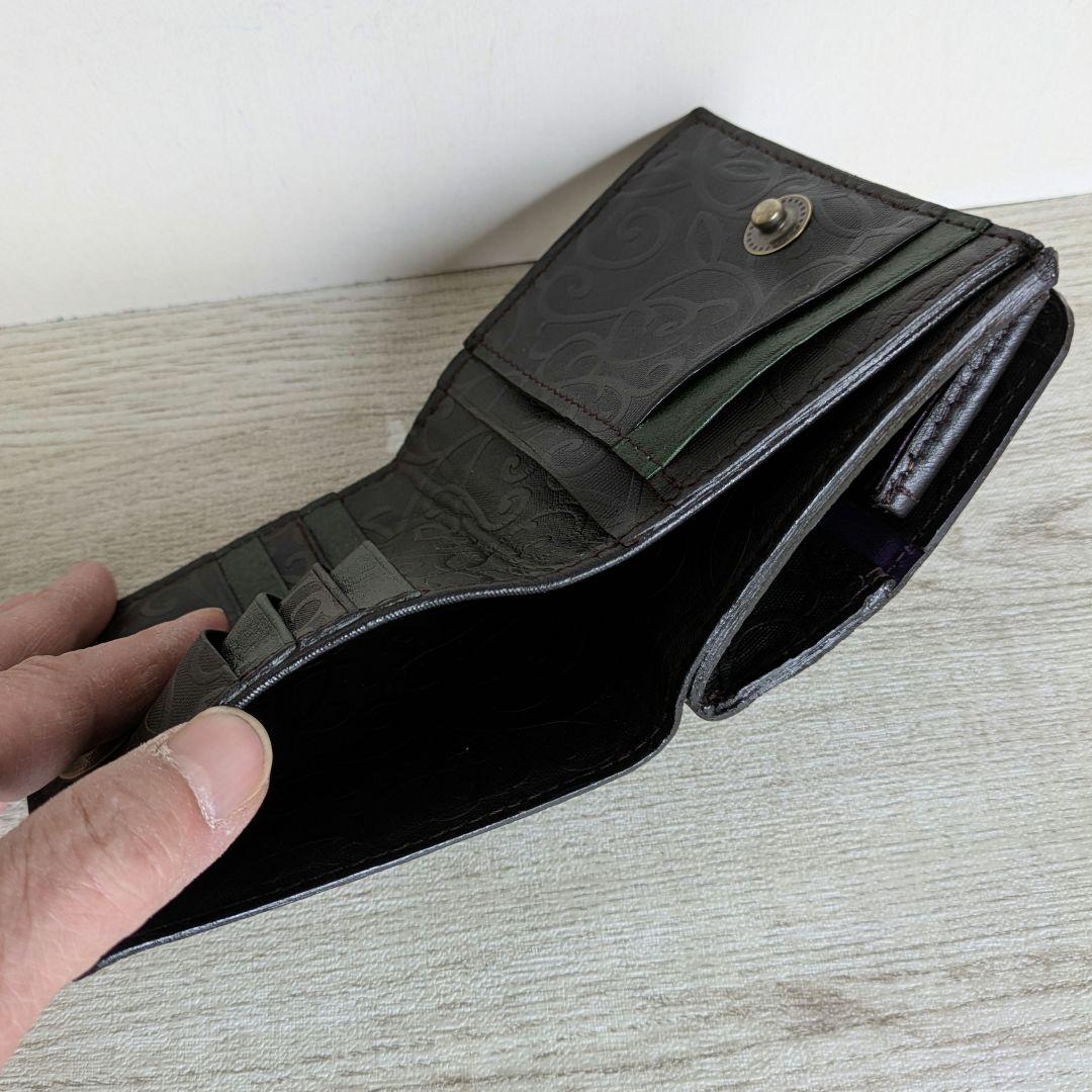 kana ボックス型小銭入れ折り財布