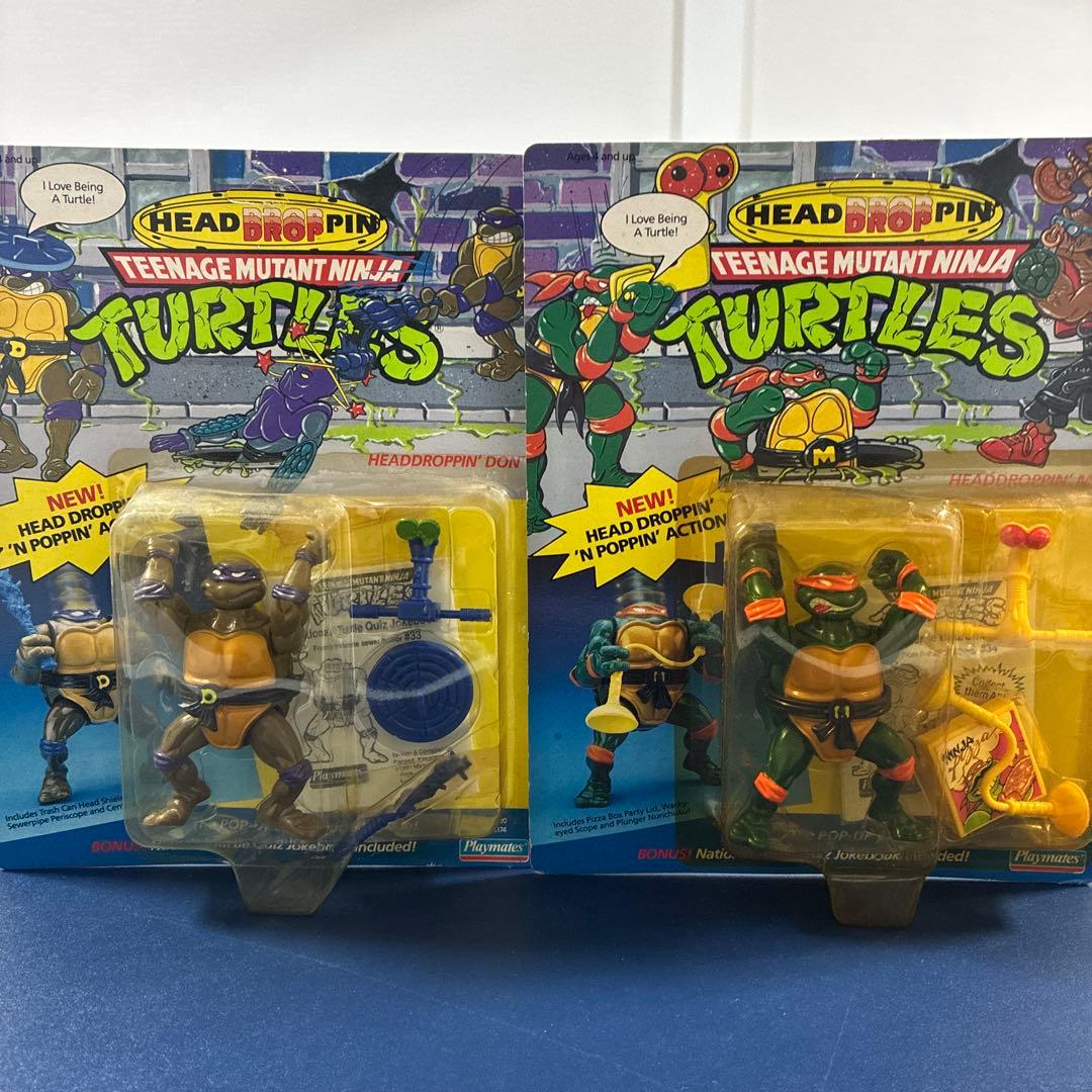 TMNT ヘッドドロッピンフィギュア2体セット