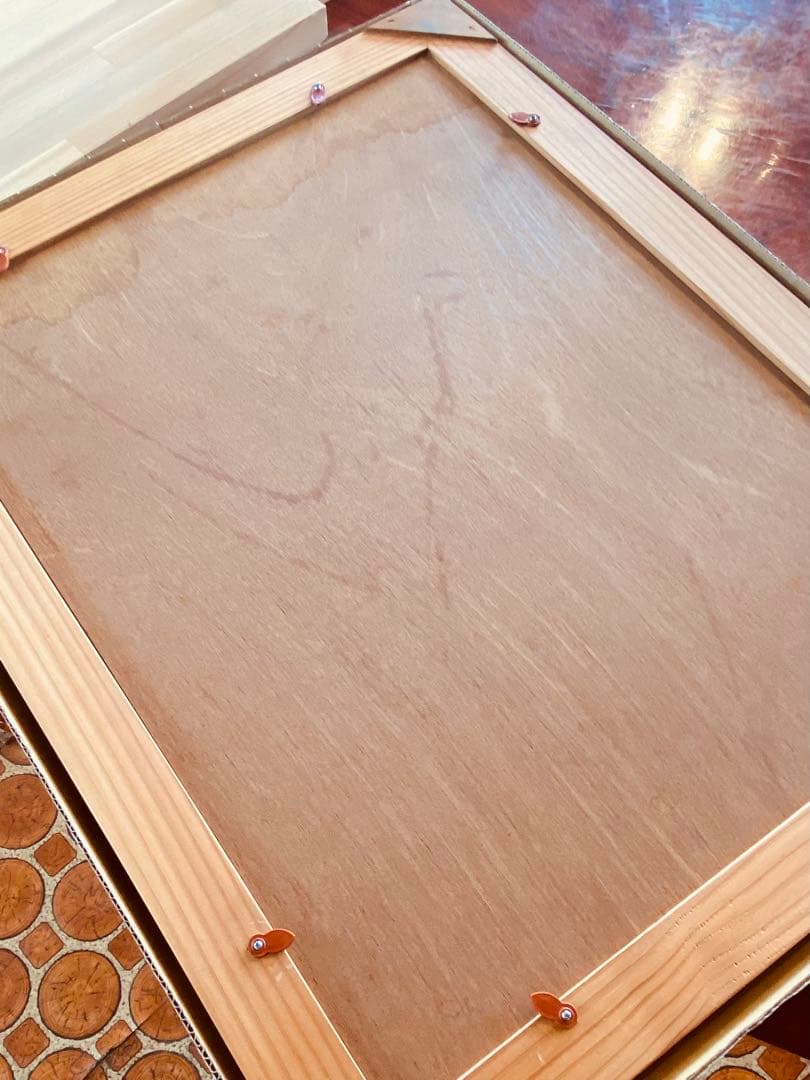 手作り銘木杉の賞状額