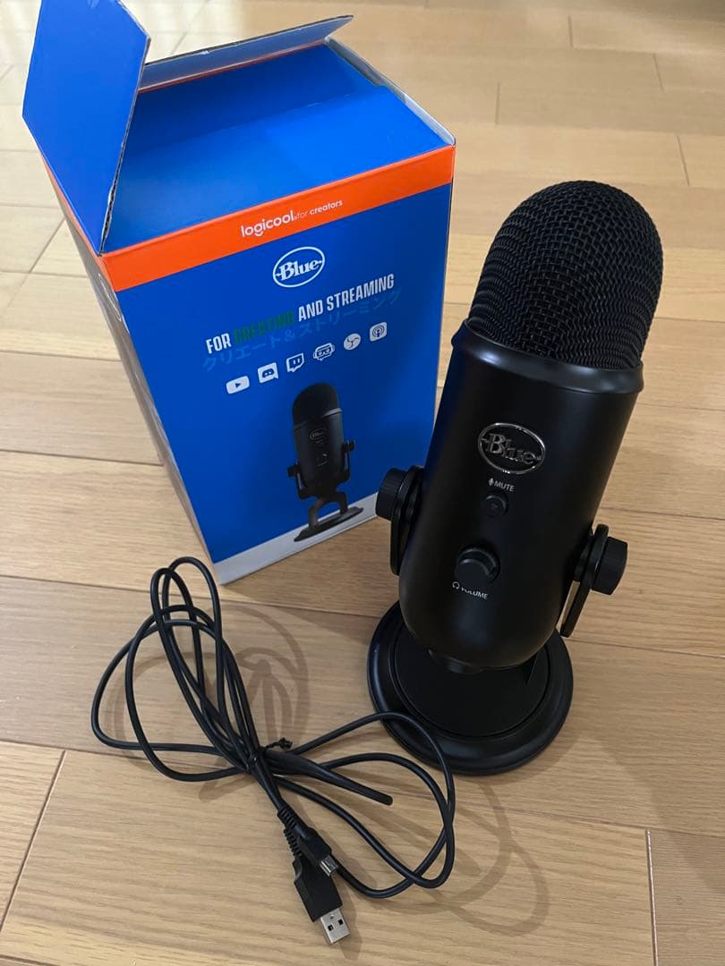 logical USBマイク　Blue