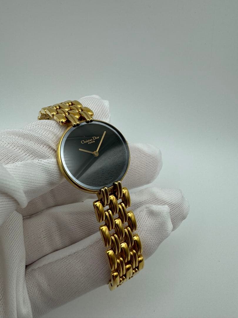 Christian Dior ゴールド アナログ時計