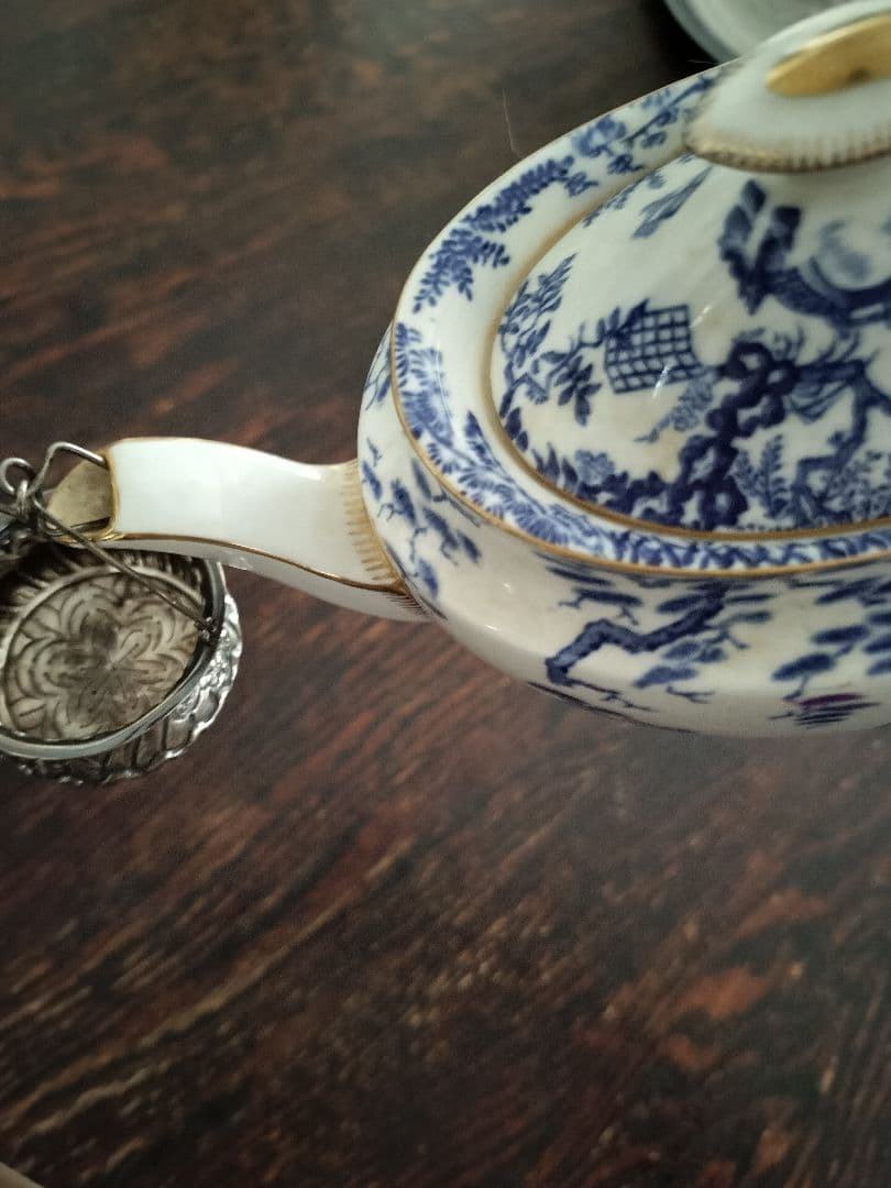 イギリスアンティーク銀の茶濾し