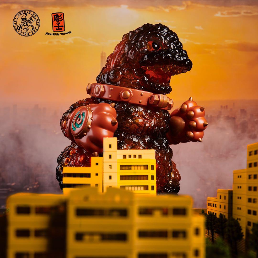 紅蓮・百猫　全身版　モンスター　特撮　怪獣　フィギュア　ソフビ　アートトイ