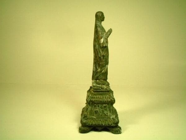 【1800年代】《cl152》フランス アンティーク 聖マリア 自立像